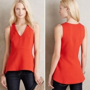 Anthropologie Leifsdottir Hará Peplum Top - Size 4